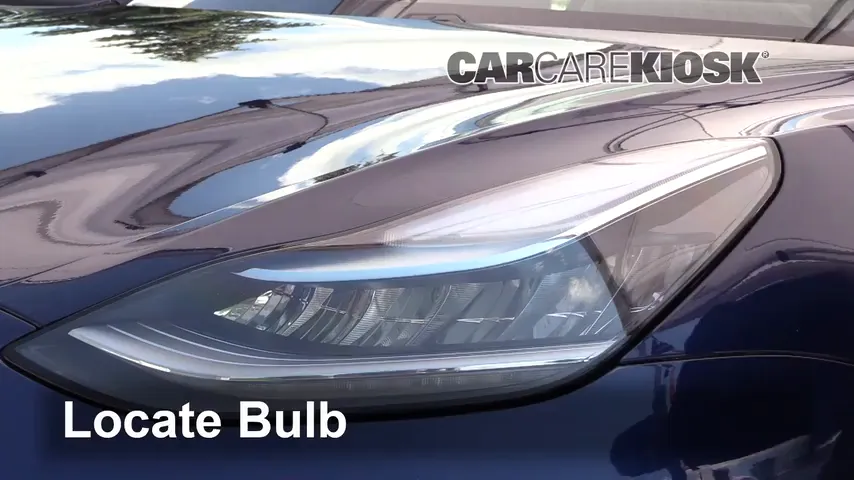 2018 Tesla 3 Electric Luces Faro delantero (reemplazar foco)